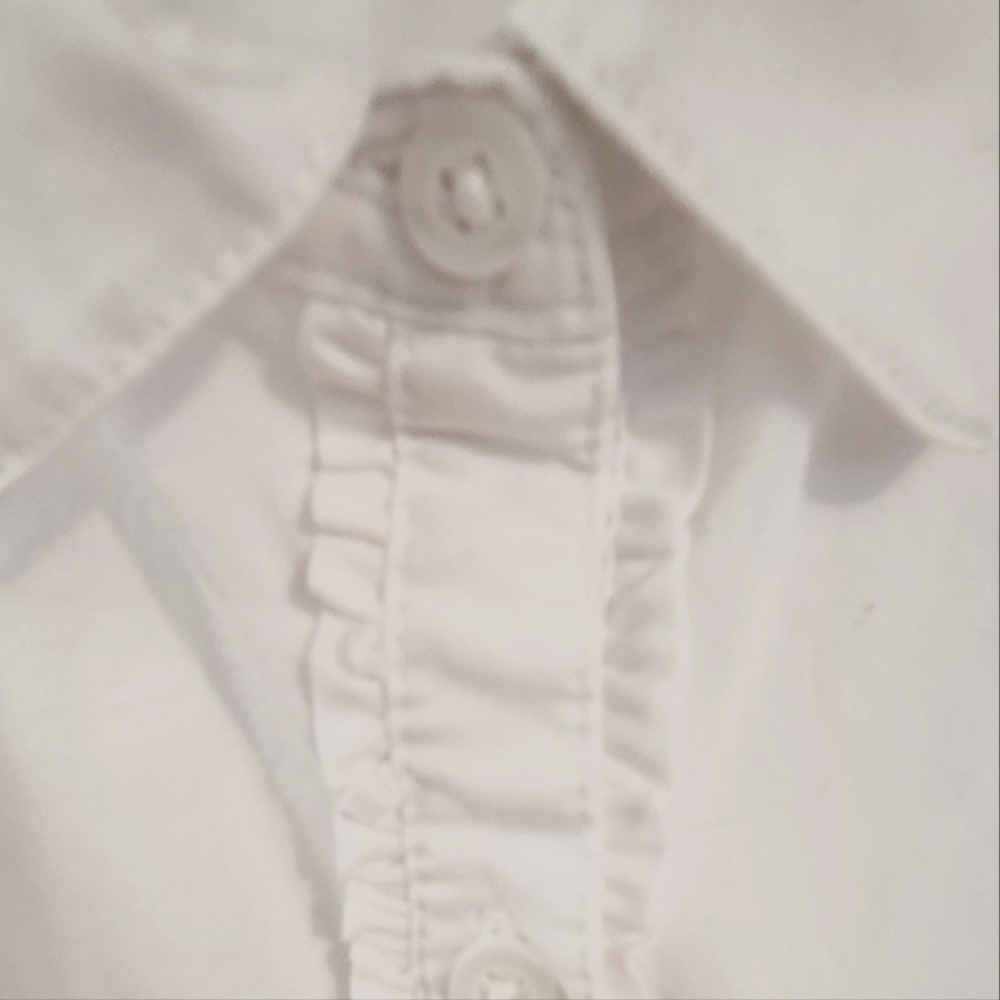 Girls 12/14 White Uniform Top